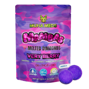 Muha Meds Very Berry Gummies | 3000 MG – Indica