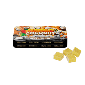 Muha Meds Mango Coconut Gummies | Hybrid